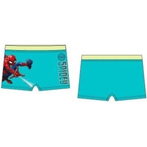 Spiderman zwembroek - turquoise (blauw/groen) - Marvel Spider-Man zwemshort - maat 98