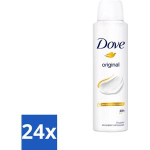Dove Original - Deospray - Anti-Transpirant - 150 ml - Voordeelverpakking - 24 stuks