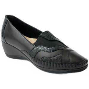 Comfortabele leren loafers met wijdte