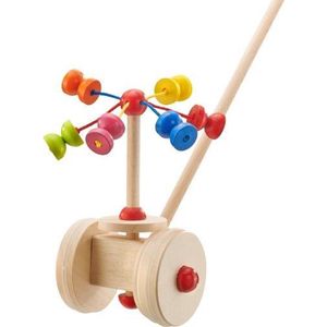 Selecta Spielzeug Duwstok Karussell Junior 57 Cm Hout Naturel