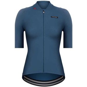 Etxeondo Alda 110lw Korte Mouw Wielertrui Blauw XL Vrouw