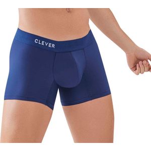 Clever Moda - Classic Match Boxer - Heren Boxershort - Zacht Microvezel - Donkerblauw