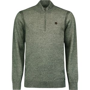 No Excess Mannen Pullover Met Halve Rits Grijs S