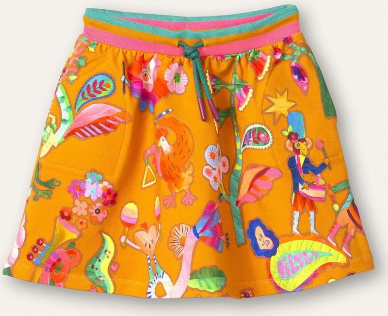 Oilily - Swim sweat skirt - Geel - 104/4yr