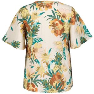 DIDI Dames Blouse Manna Offwhite Rising sun print maat 38