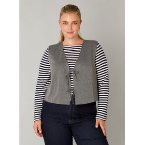 YEST CURVE Fabienne Cover ups - Dark Grey/Melange - maat X-0(44)