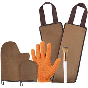 PromoHome 5-delige set zelfbruiningsaccessoires - Zacht materiaal & veelzijdig gebruik