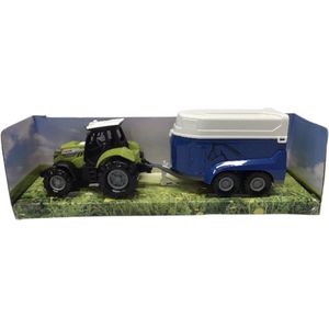 Dickie Toys - ABC Speelgoedtractor 65cm Fendt met aanhanger, licht en geluid, geschikt voor kinderen vanaf 1 jaar (204119000) : Dickie Toys