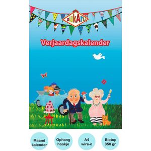 Puk Art© | Verjaardagskalender | Verjaardagskalender familie | Familie kalender | Birthday calendar