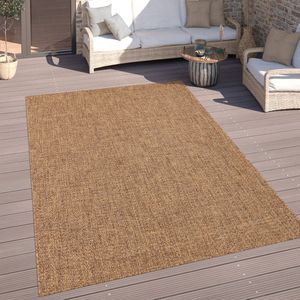 Paco Home Buiten Vloerkleed Voor Balkon Terras Keuken Eenkleurig Wasbaar In Wasmachine 120x160 cm