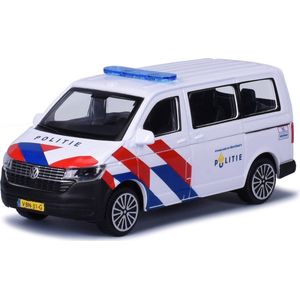 Bburago VW Volkswagen Transporter T6.1 politie Nederland - schaalmodel - modelauto - 12 cm - schaal 1:43