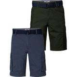 Petrol Industries - Cargoshorts - Blauw en Groen - 2-pack