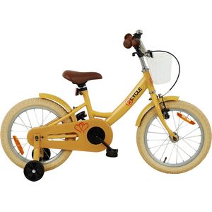 2Cycle - Kinderfiets - 16 inch - Geel - Meisjesfiets - 16 inch fiets