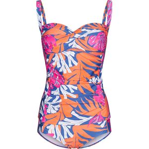 Dames Tankini Pastunette - Coral Flower - Corrigerend - Maat 44