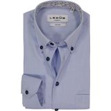 Ledub - Modern Fit - Overhemd - Lichtblauw - Strijkvrij