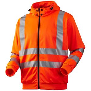 JAK 11143 Hi-Vis Sweatjack (Klasse 3) | Fluorescerend oranje | Maat XL