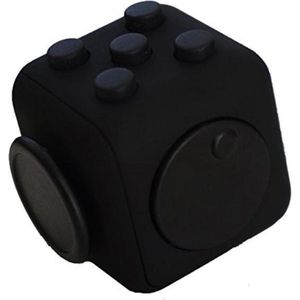 Fidget Cube tegen Stress - Fidget Toys - Pop It - Speelgoed Jongens - Speelgoed Meisjes - Zwart