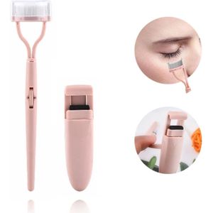 Winmperkruller - Wimper kam - Eyelash comb - Wimper borstel - Wimper separator - Lash Separator - Roze - LOUZIR