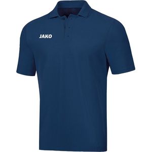 Jako Base Polo Marine Blauw Maat 2XL