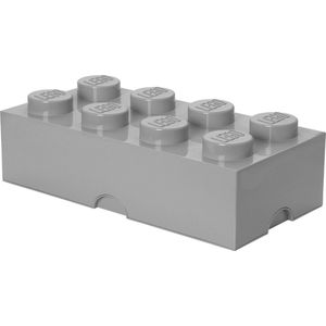 Lego - Opbergbox Brick 8 - Polypropyleen - Grijs