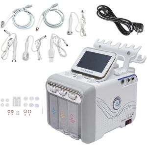 Equal to None - Dermapen - 6-in-1 Multifunctioneel - Microdermabrasie Apparaat – vacuüm - Ultrasone sonde en radiofrequentie - Waterzuurstoftechnologie - Huidverzorging Apparaat – Gezichtsreiniging Machine – LED Lichttherapie - Inc. Afvalvloeistof