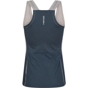 Head Racket Padel Tech Mouwloos T-shirt Blauw Grijs L Vrouw