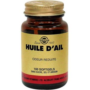 Supplementen - Garlic Knoflook - 100 Capsules Solgar -