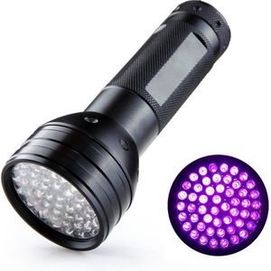 Ultra Violet Zaklamp - Black Light, 51 LED 395 nM Ultraviolet Blacklight-detector voor hondenurine, huisdiervlekken en bedwantsen