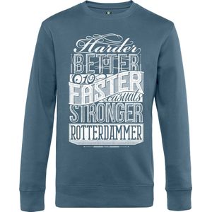 010 CASUALS ROTTERDAM SWEATER HARDER BETTER nordic blue