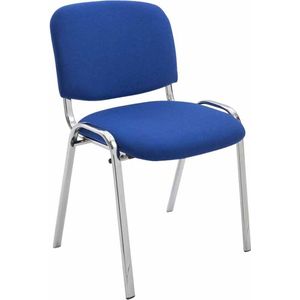 stoel Sharyl - vergaderstoel - 100% polyurethaan - Blauw - Bezoekersstoel
