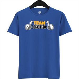 Team Leider | Vrijgezellenfeest Cadeau Man / Vrouw - Bride / Groom To Be Bachelor Party - Grappig Bruiloft Bruid / Bruidegom shirt - T-Shirt - Unisex - Royal Blue - Maat XL