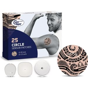 CureTape - Patches ART - Freestyle Libre 2 Sensorpleister - 25 Stuks