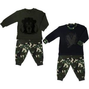 Frogs and Dogs - Pyjama Adelaar - Blauw / Groen - Maat 68 - Jongens