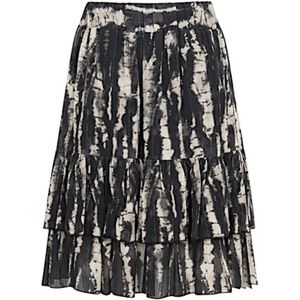 Elvira rok Loes plisse - Winter tie dye
