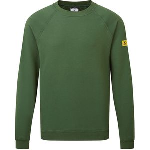 Portwest - AS24 - Anti-statisch ESD Sweatshirt - Flessengroen
