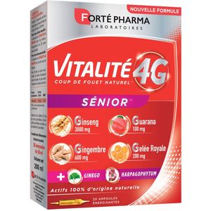 Forté Pharma Vitalité 4G Sénior 20 Ampullen