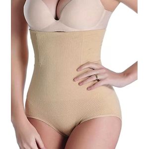 Hoge Tailleslip / High Waisted Panty Body shaper 3XL - nude - 1 + 1 gratis