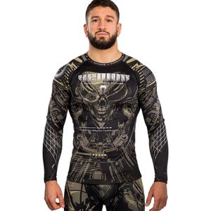 Venum Invader Rashguard Lange Mouwen Zwart Zand - S