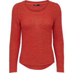 Only Dames trui GEENA regular fit Rood M Ronde Hals Volwassenen