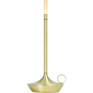 Sfeerverlicht® Tafellamp - Oplaadbaar Tafel Licht - USB-C - 26 cm - Goud