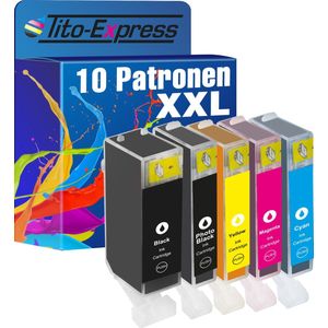 PlatinumSerie 10x cartridge alternatief voor Canon PGI-520 CLI-521