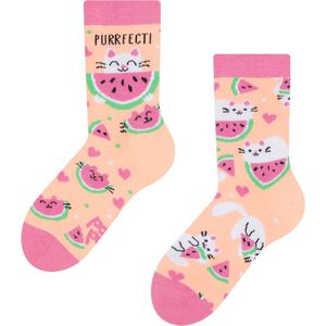 Kids' Sokken Watermeloen Kat 23-26