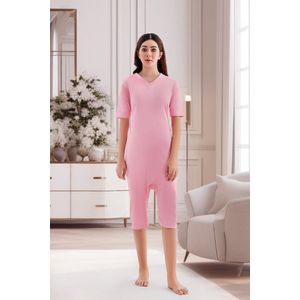 Body Hansop met been- & rugrits| Hemd | Pyjama | Korte mouwen | Plukpak | Maat XXL