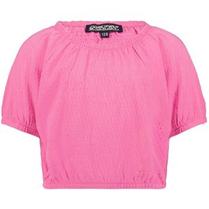 4PRESIDENT T-shirt meisjes - Mid Pink - Maat 164 - Meiden shirt