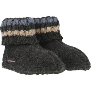 Haflinger - Paul - Pantoffels - Graphit - Wol