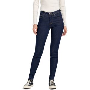 Lee - Scarlett High - Skinny Jeans - Donker Indigo - Hoogzittend