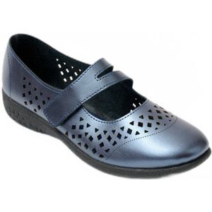 Leren ballerina's met comfort wijdte