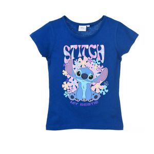 Disney - Lilo & Stitch - T-shirt - Kleur Blauw. Maat 92/98 cm - 2/3 jaar.