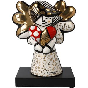 Goebel - Romero Britto | Decoratief beeld Golden Faith | Porselein - 23cm