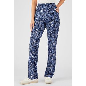Damart - Broek van crêpetricot - Dames - Blauw - XL